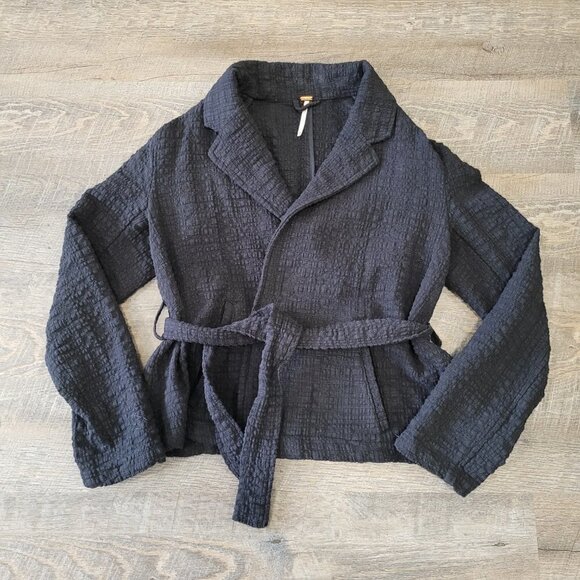 FREE PEOPLE | Gauze Wrap Belted Jacket | Sz. XS - Picture 4 of 6